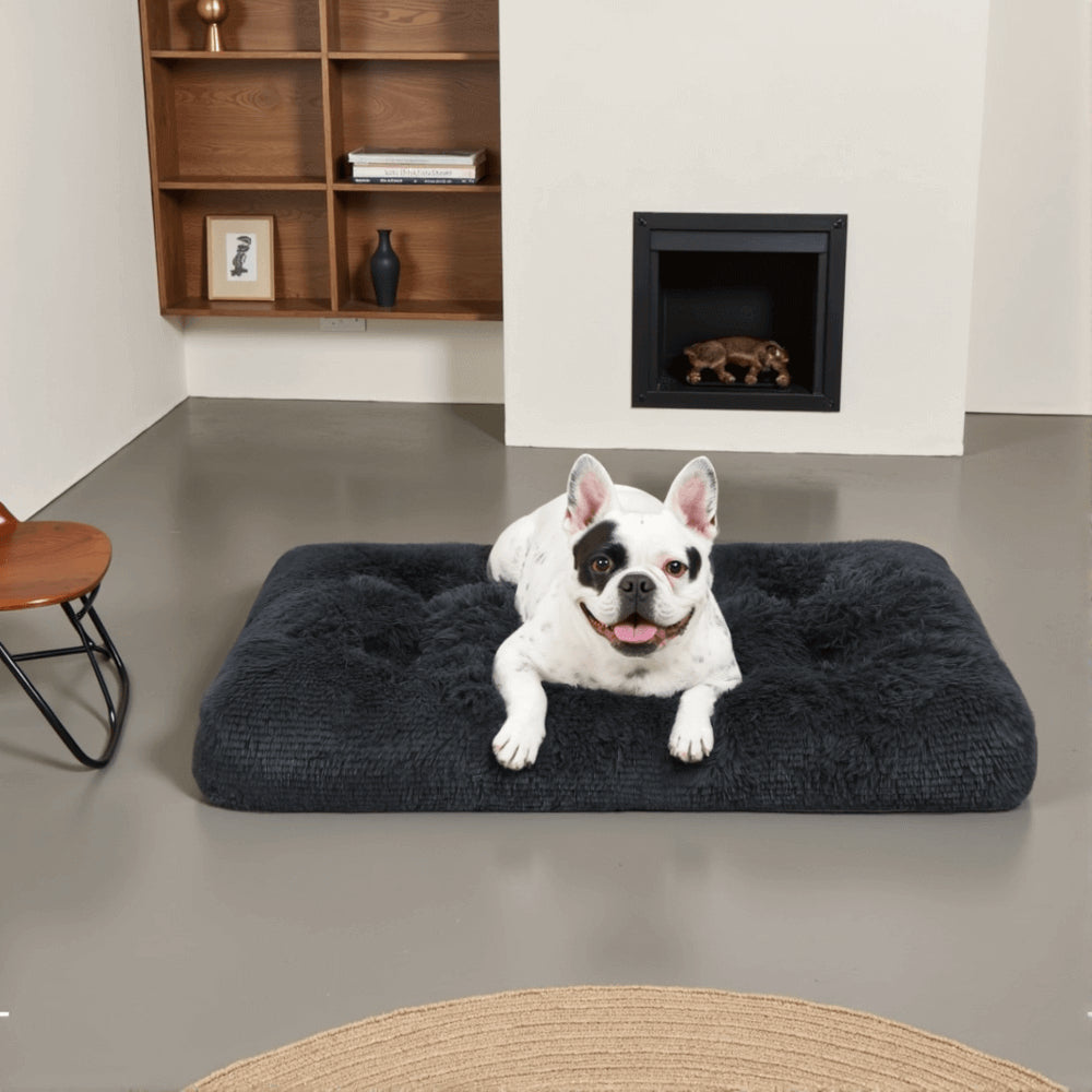 KSIIA Plush Washable Crate Dog Bed (For USA)