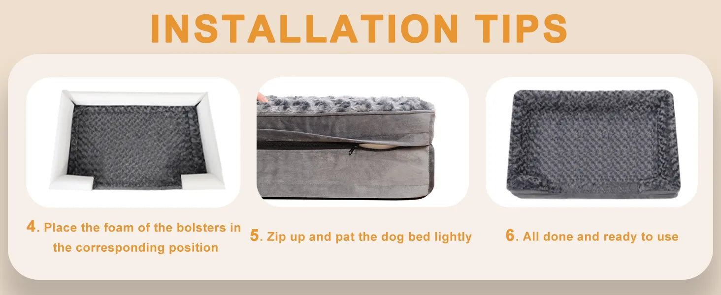 dog bed installation