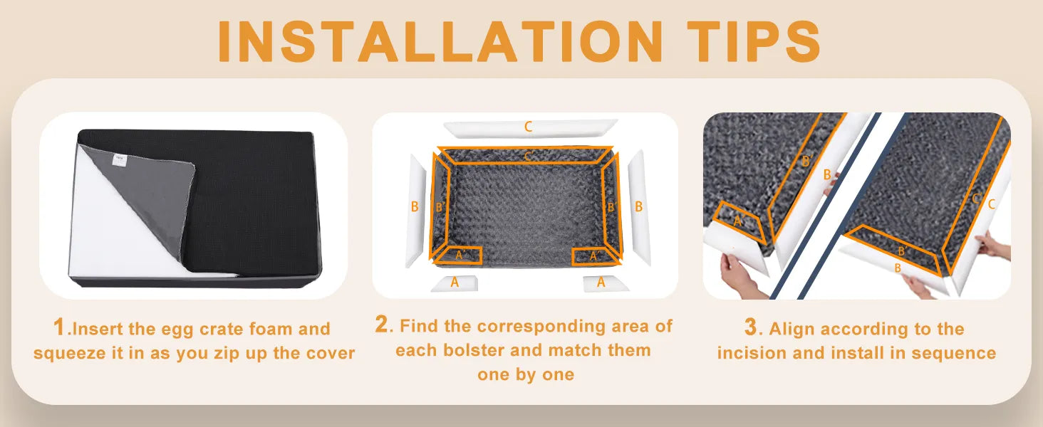 dog bed installation