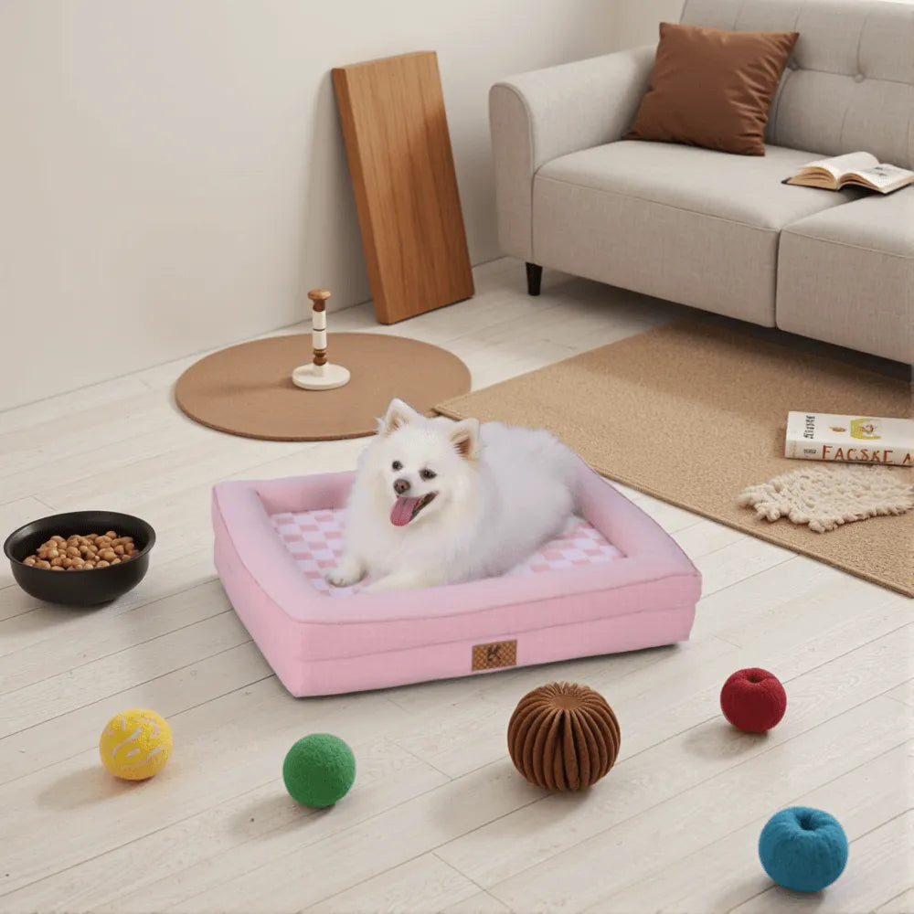 Ksiia Orthopedic Memory Foam Pet Sofa Bed-Cozy