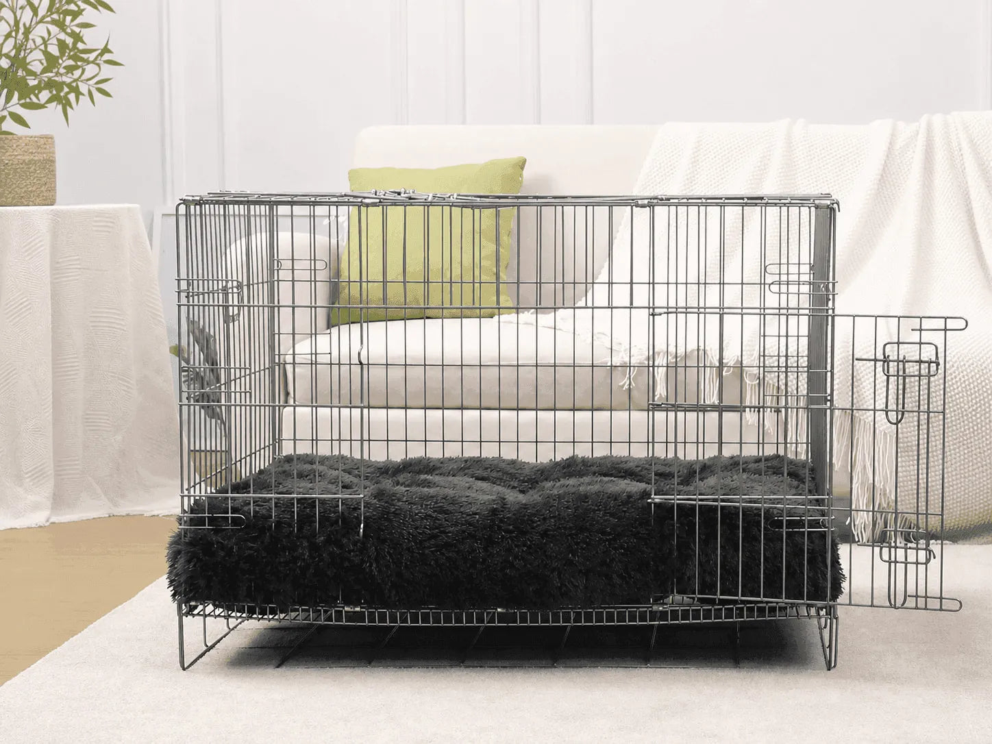 Can I put dog bed in crate?