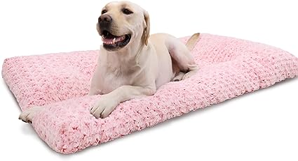 KSIIA Plush Washable Dog Bed