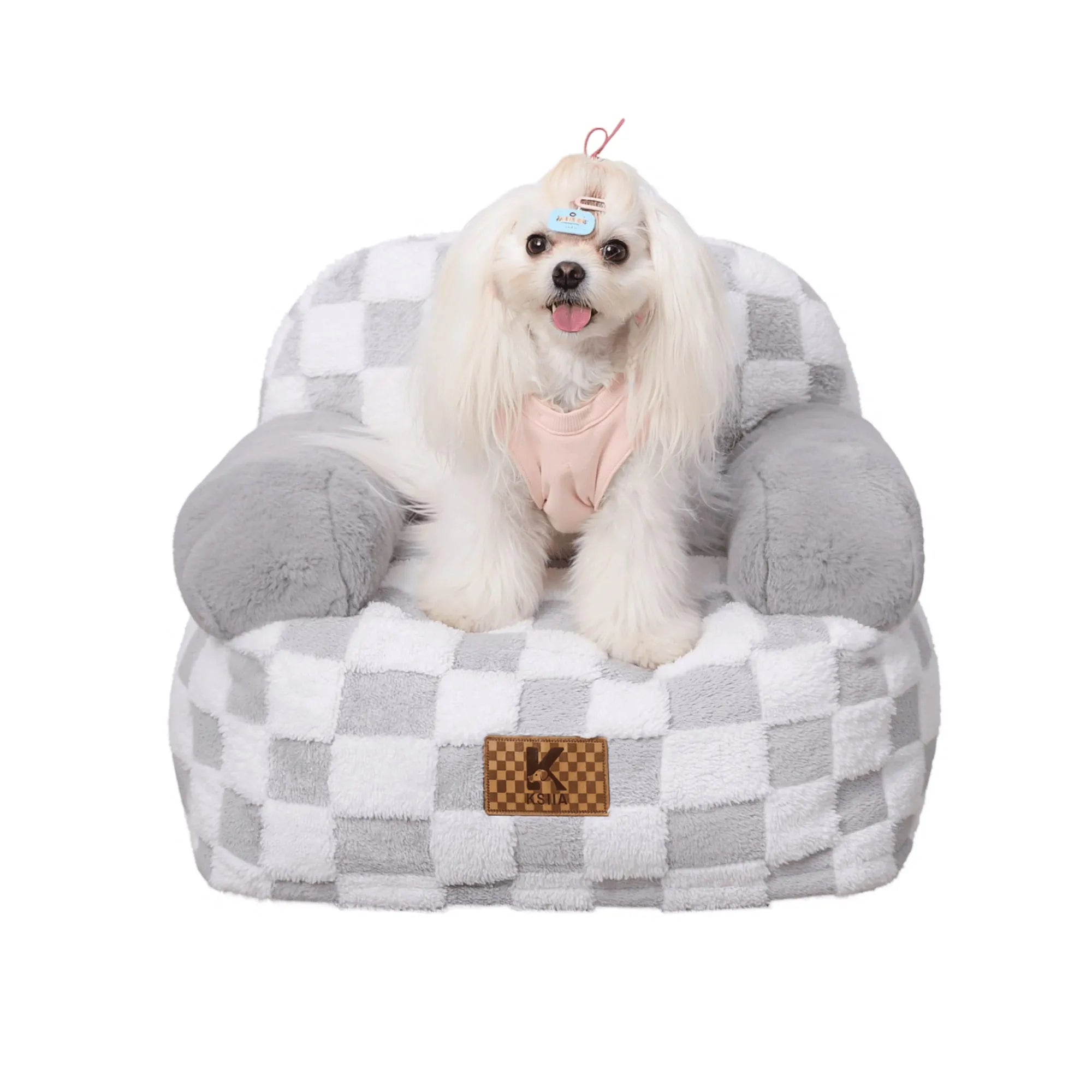 Ksiia Portable Plush Sofa Bed for Cats & Small Dogs-Gizmo