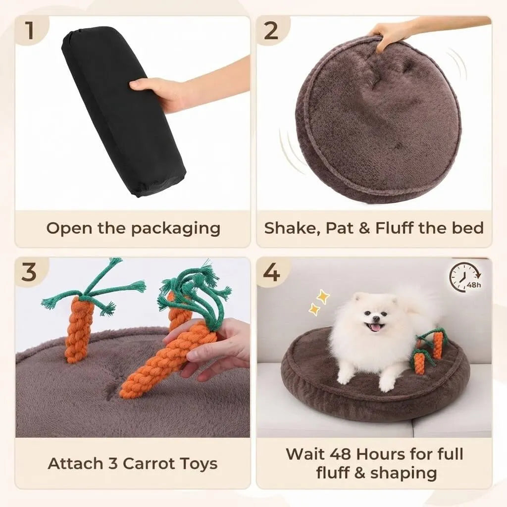 KSIIA Puppy Bed for Small Dogs (For USA)