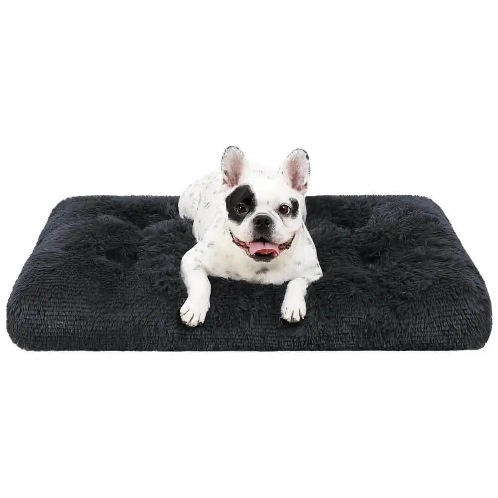 KSIIA Plush Washable Crate Dog Bed （For USA）