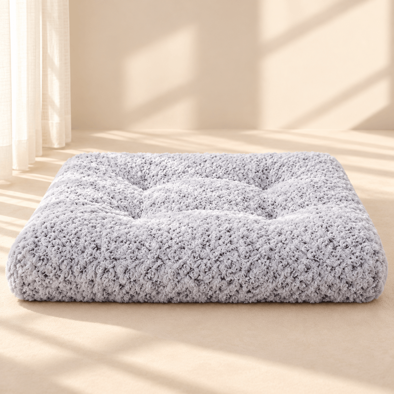 KSIIA Rose Velvet Dog Crate Bed