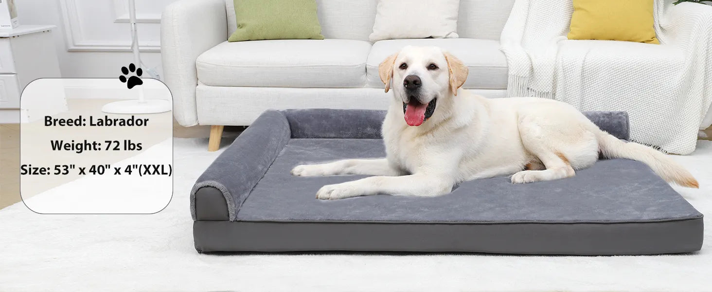 orthopedic dog sofa