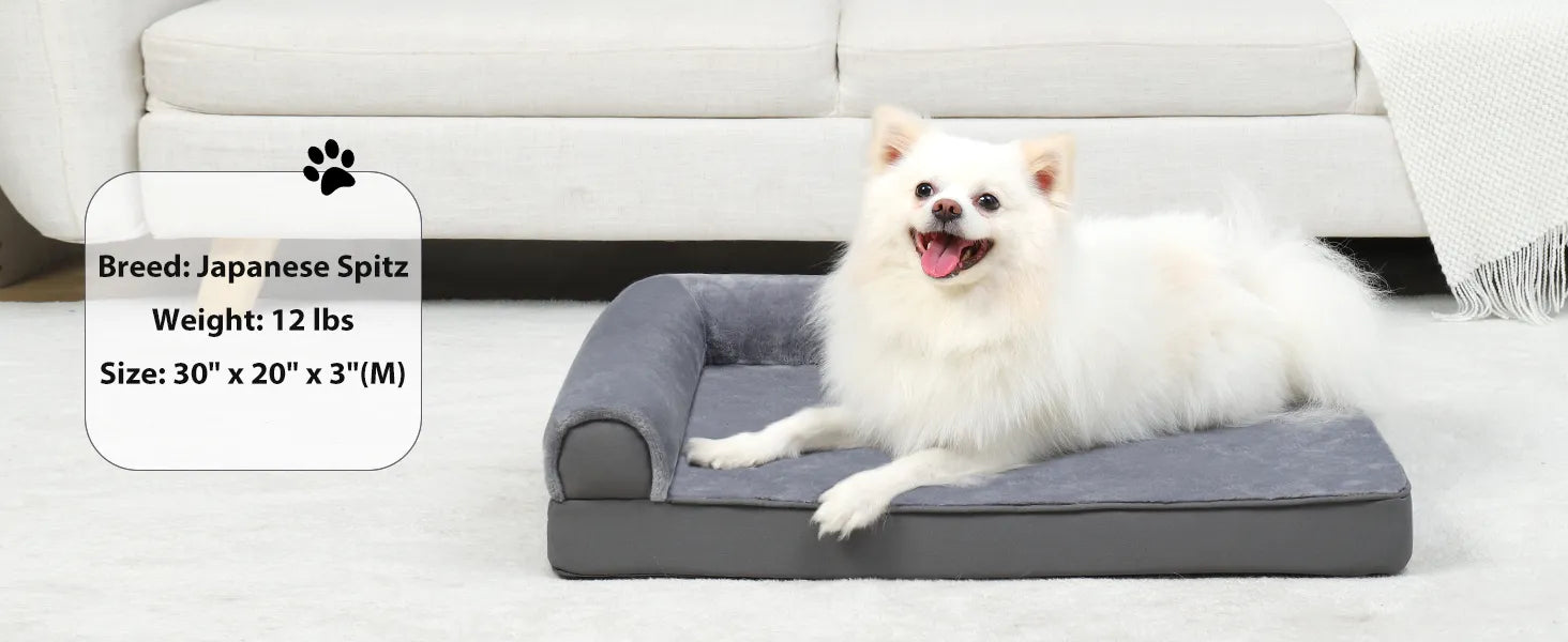 orthopedic dog sofa