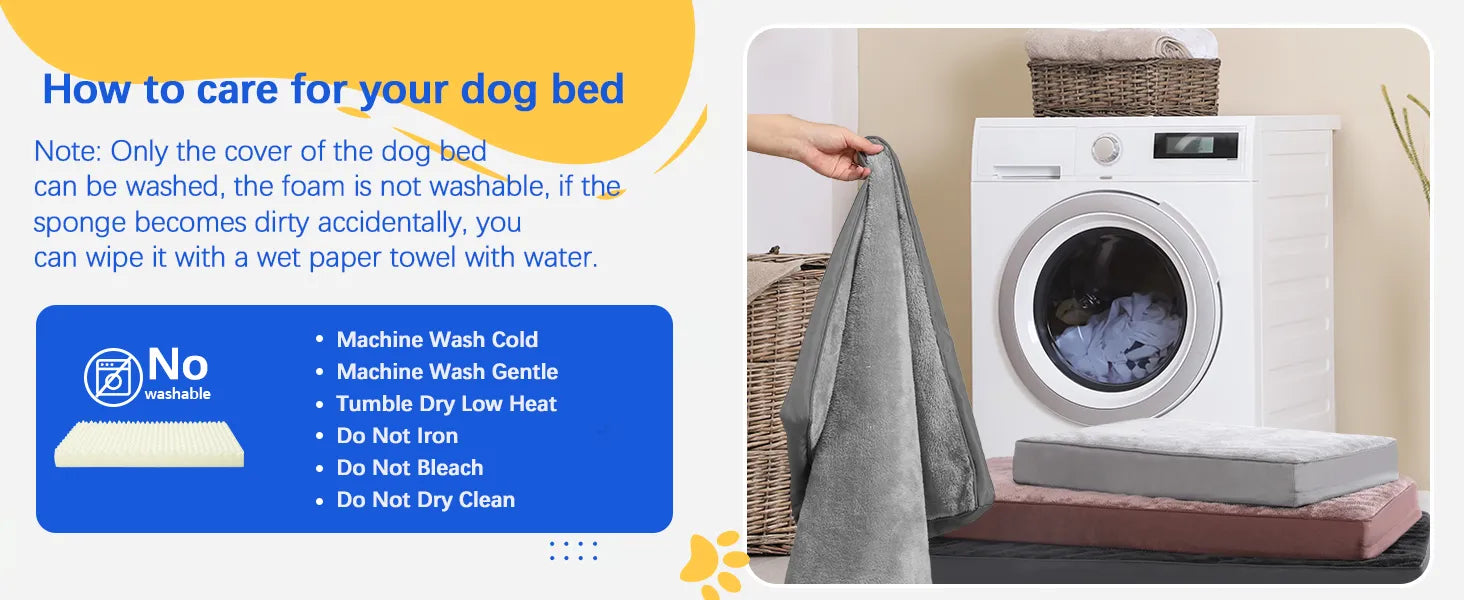 how to care for your dog bed