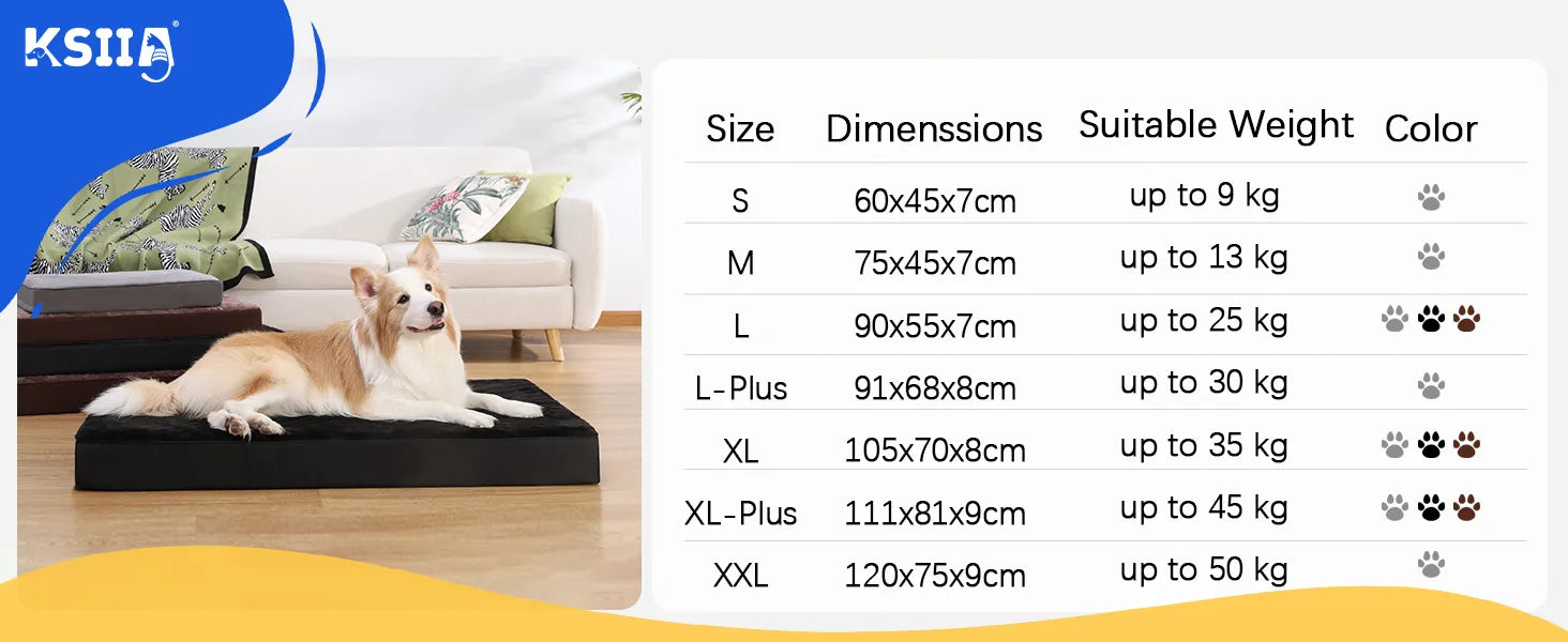 dog bed size