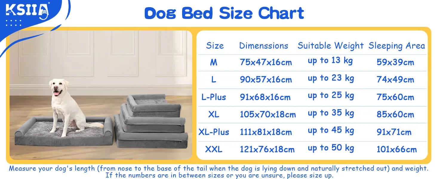 dog bed size