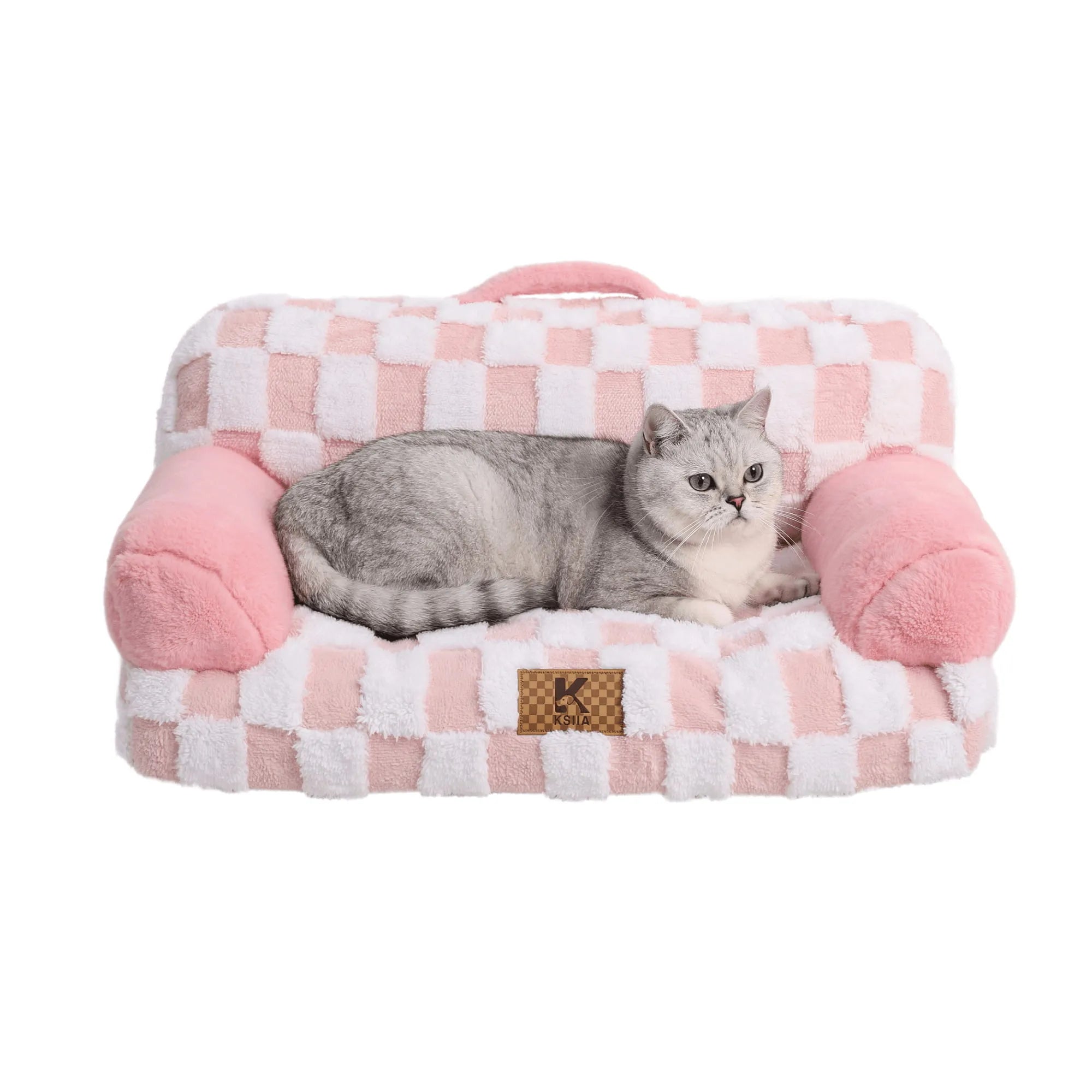 Ksiia Portable Dog Sofa Bed for Small Pets-Harley