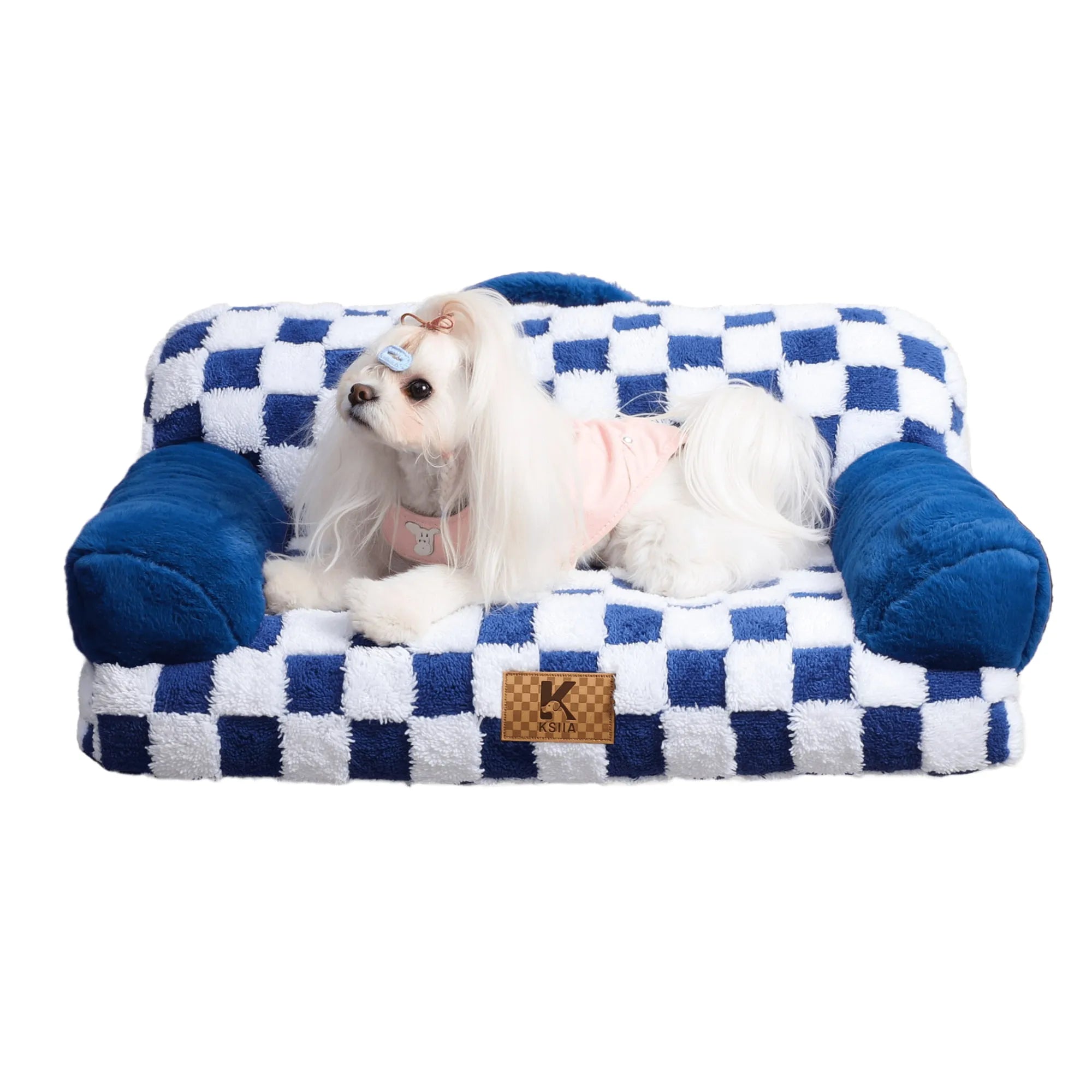 Ksiia Portable Dog Sofa Bed for Small Pets-Harley