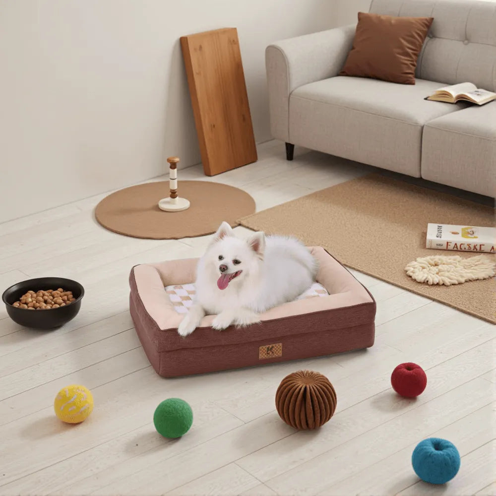 Ksiia Orthopedic Memory Foam Pet Sofa Bed-Cozy