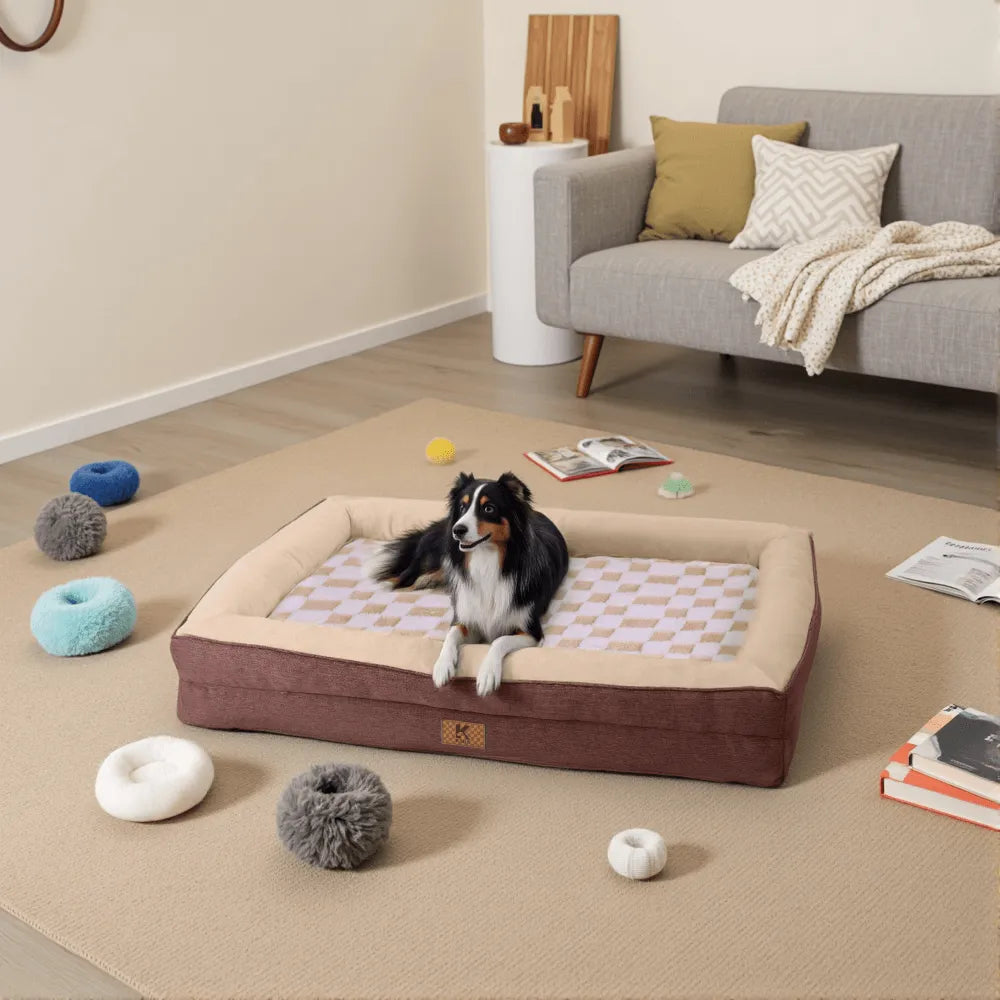 Ksiia Orthopedic Memory Foam Pet Sofa Bed-Cozy