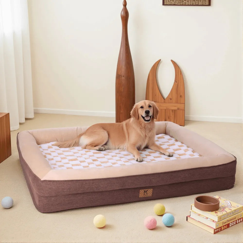 Ksiia Orthopedic Memory Foam Pet Sofa Bed-Cozy