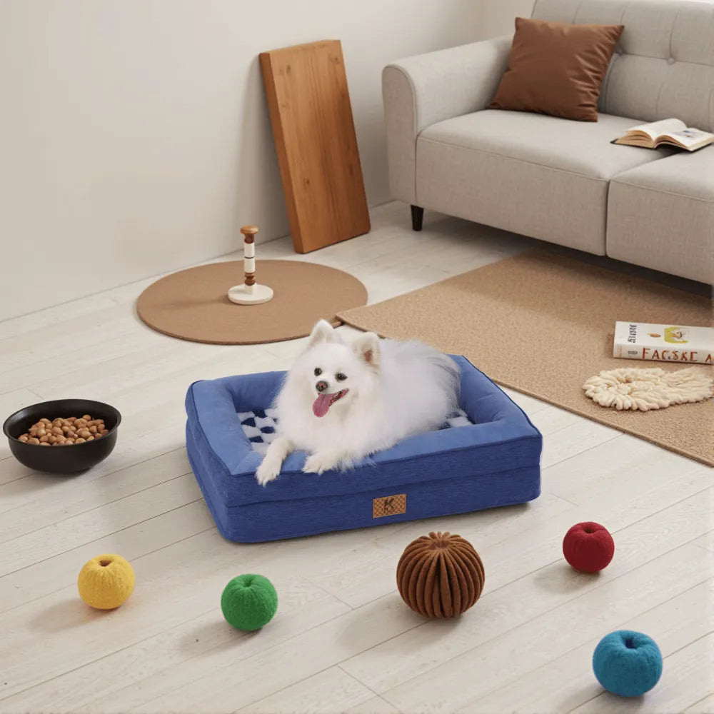 Ksiia Orthopedic Memory Foam Pet Sofa Bed-Cozy