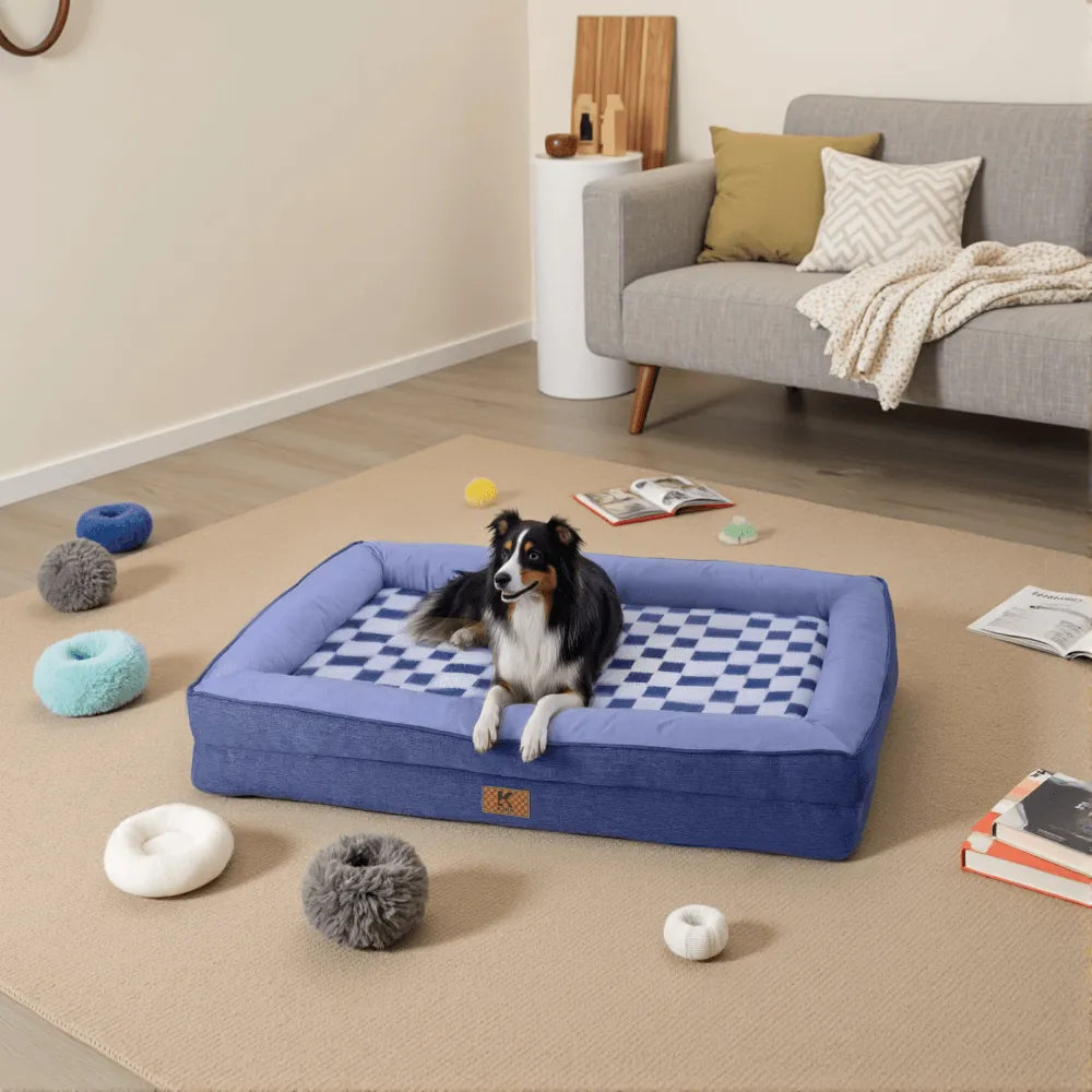 Ksiia Orthopedic Memory Foam Pet Sofa Bed-Cozy