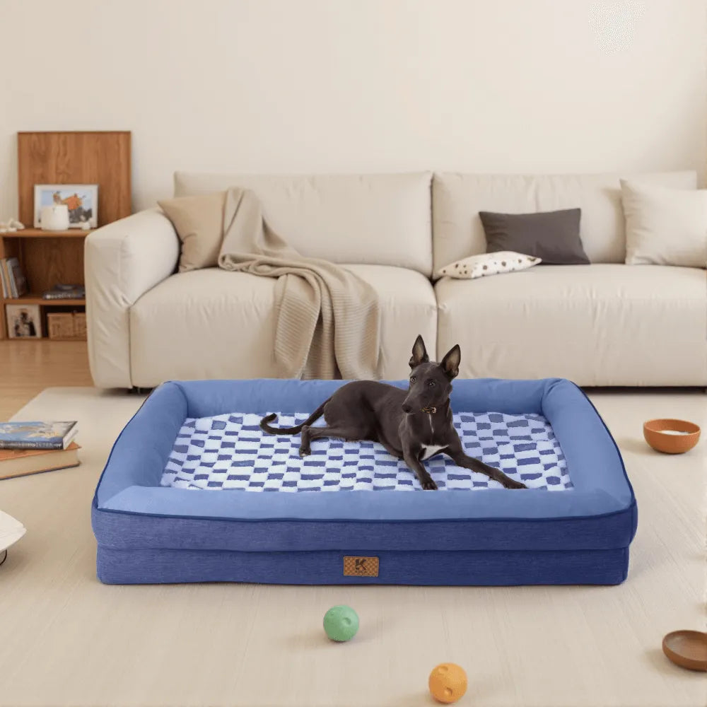Ksiia Orthopedic Memory Foam Pet Sofa Bed-Cozy