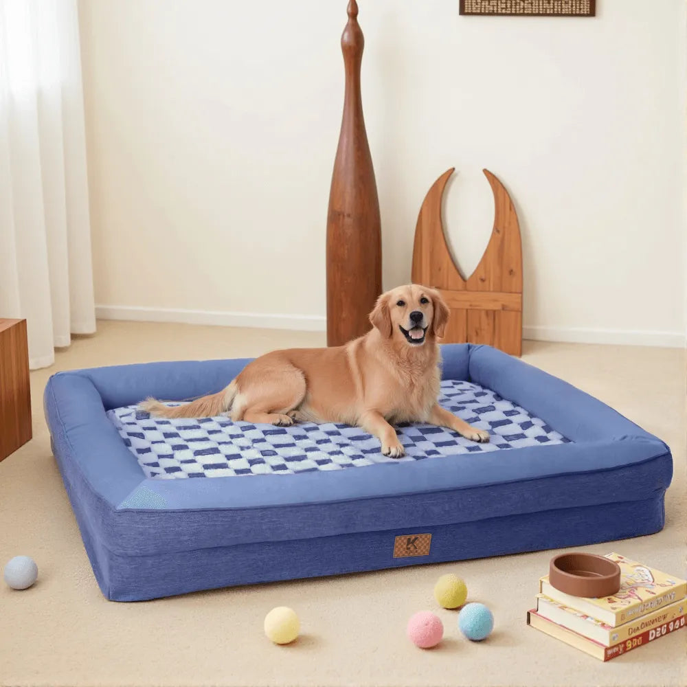 Ksiia Orthopedic Memory Foam Pet Sofa Bed-Cozy