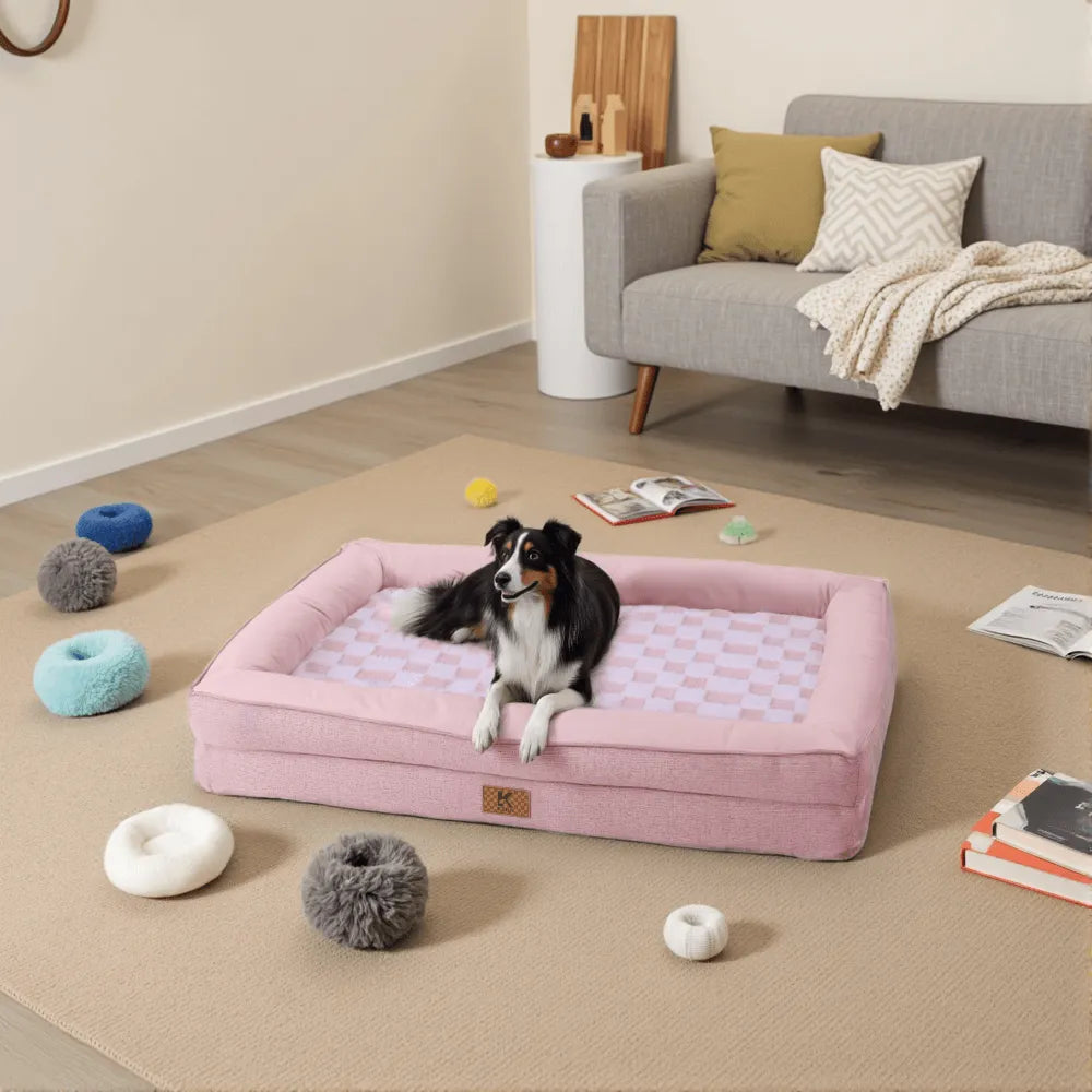 Ksiia Orthopedic Memory Foam Pet Sofa Bed-Cozy