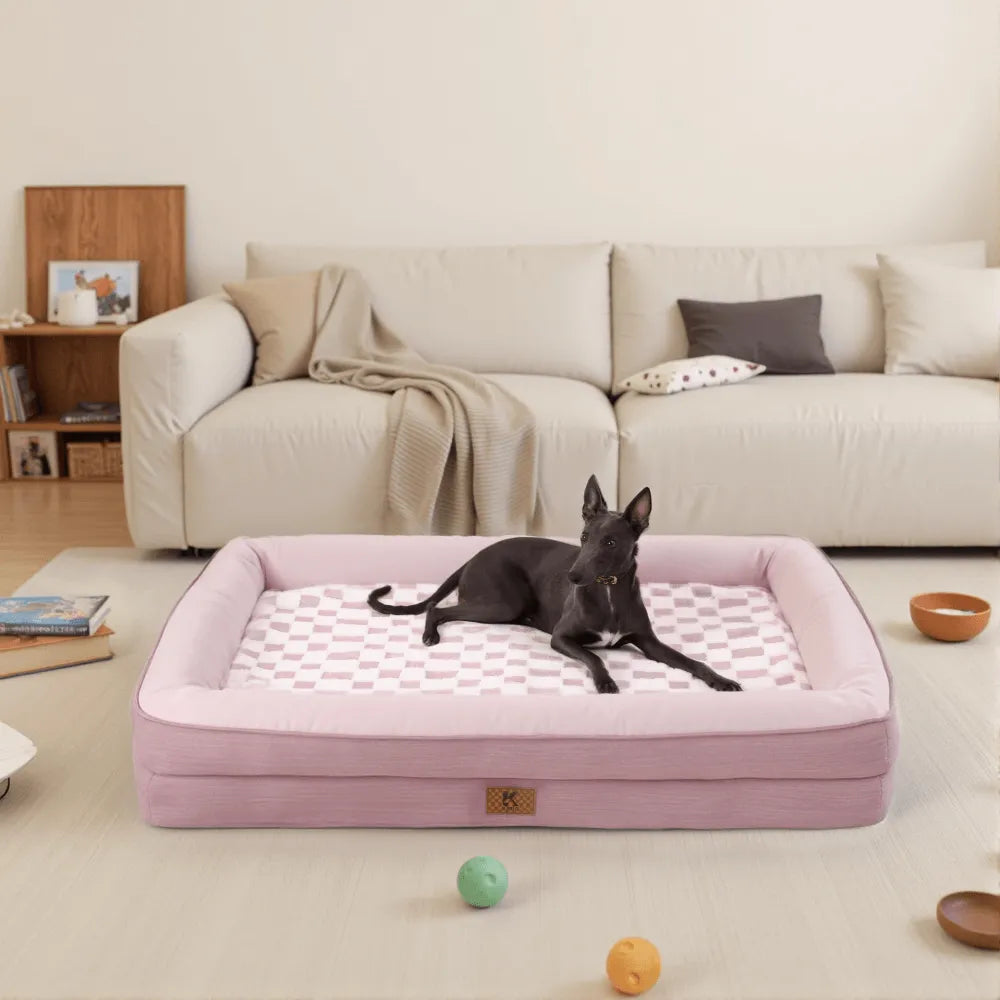 Ksiia Orthopedic Memory Foam Pet Sofa Bed-Cozy